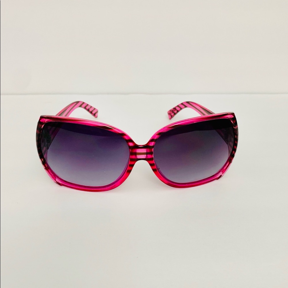VonZipper Trudie Pink/Black Striped Sunglasses